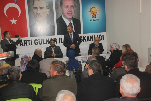 AK Parti MKYK Üyesi Mustafa Sever Ak Parti Gülnar İlçe Teşkilatında İstişare Toplantısı Yaptı.