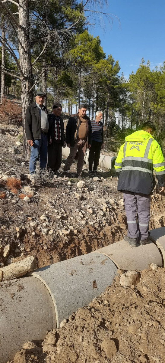 Mersin Büyükşehir Belediyesi Gülnar Belediyesi İş birliğiyle hizmetler devam ediyor